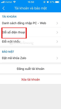 Instructions for adding phone numbers for Facebook, zalo, viber ... when shortening sim numbers 11 numbers Picture 6