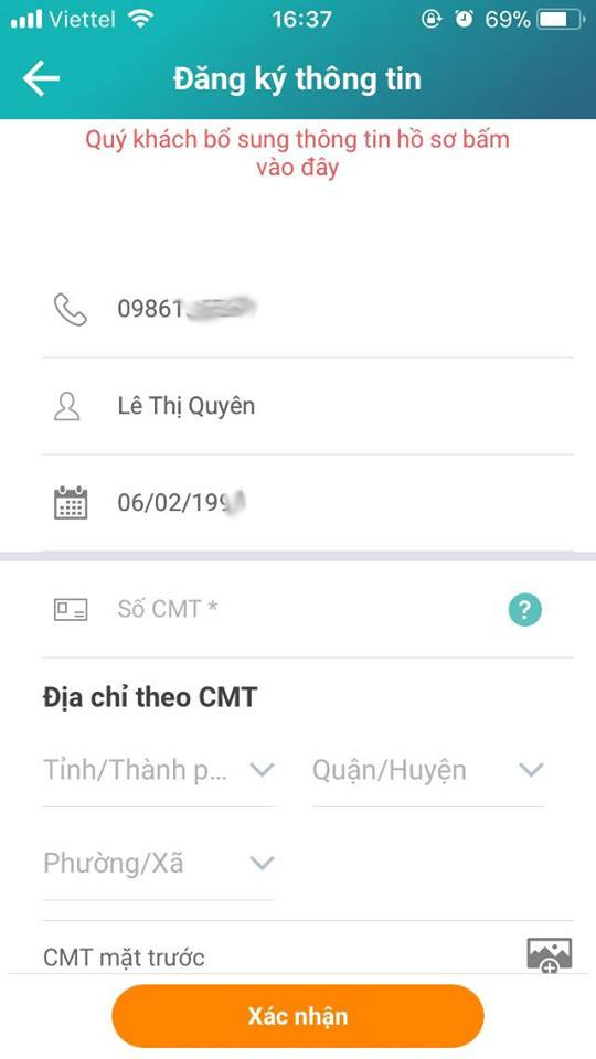 Instructions for adding Viettel prepaid subscription information right at home Picture 4