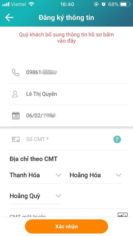 Instructions for adding Viettel prepaid subscription information right at home Picture 5