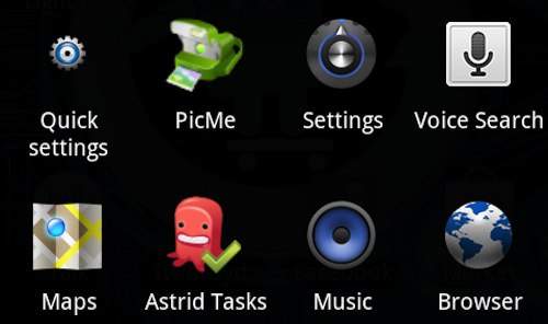 Instructions for arranging Android home screen Picture 9