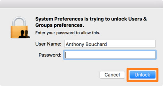 Instructions for automatic login on Mac Picture 5