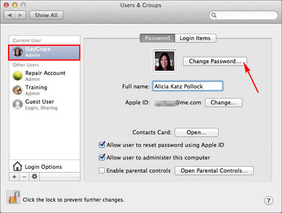 Instructions for automatic login on Mac Picture 9
