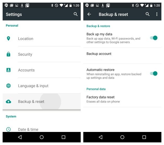 Instructions for backing up and storing data on your Android device securely Picture 3