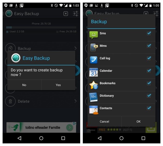 Instructions for backing up and storing data on your Android device securely Picture 5
