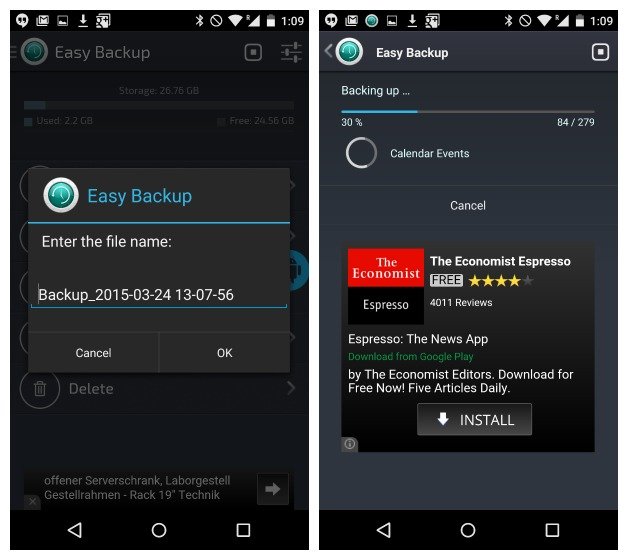 Instructions for backing up and storing data on your Android device securely Picture 7