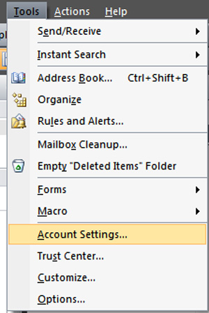 Instructions for basic steps to backup Outlook data Picture 4
