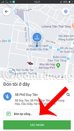 Instructions for booking a car with the Go viet app Picture 8