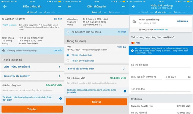 Instructions for booking airline tickets, cheap hotel rooms when traveling Picture 4