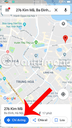 Instructions for booking Grab car on Google Maps Picture 2