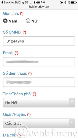 Instructions for booking online train tickets by phone Picture 4
