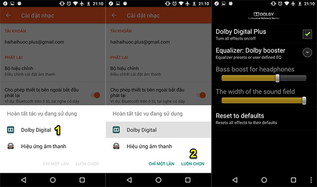 Instructions for bringing Dolby Atmos audio technology to Android devices Picture 5
