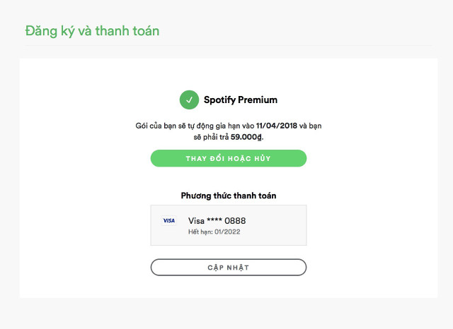 Instructions for canceling the Spotify 30-day trial package Picture 3