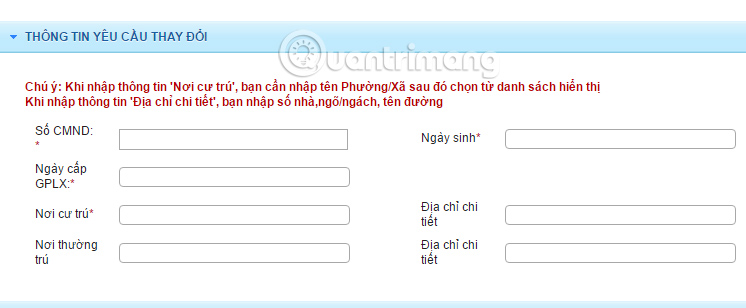 Instructions for changing driving licenses to plastic cards online Picture 4
