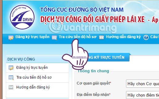 Instructions for changing driving licenses to plastic cards online Picture 8