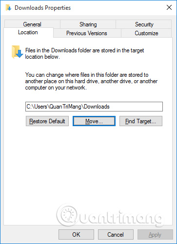 Instructions for changing Microsoft Edge Download folder Picture 4