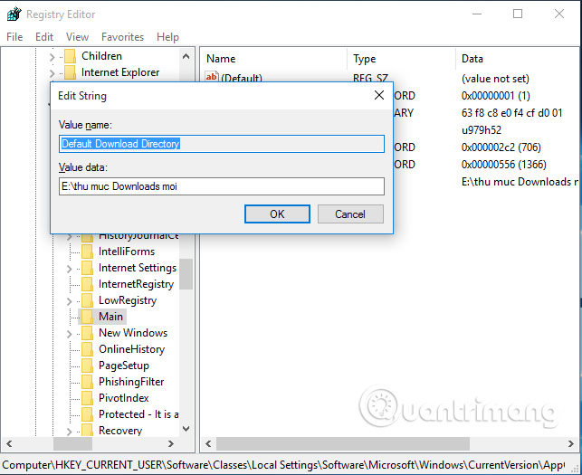 Instructions for changing Microsoft Edge Download folder Picture 9