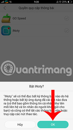 Instructions for changing network logo on Android phones Picture 5