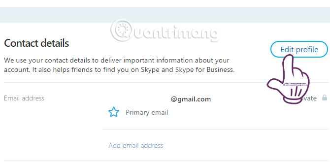 Instructions for changing personal information on Skype Picture 6
