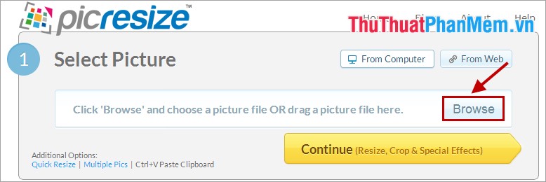 Instructions for changing size and image size Picture 6