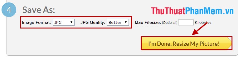Instructions for changing size and image size Picture 9