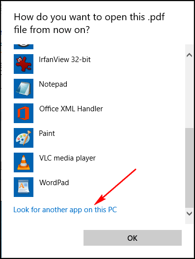 Instructions for changing the default PDF file reader application in Windows 10 Picture 8