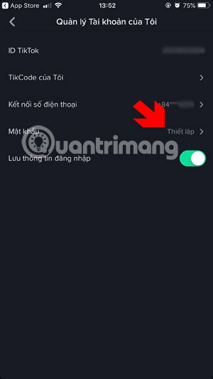 Instructions for changing Tik Tok account password Picture 4
