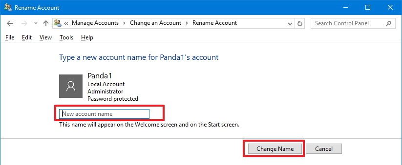 Instructions for changing username on Windows 10 Picture 5