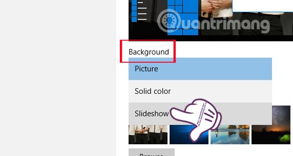 Instructions for changing Windows 10 wallpaper timer Picture 4