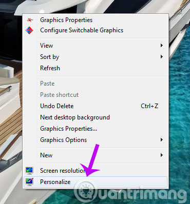 Instructions for changing Windows desktop wallpaper Picture 2