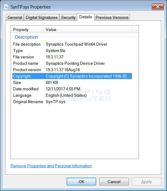 Instructions for checking and deleting keyloggers on HP Picture 1