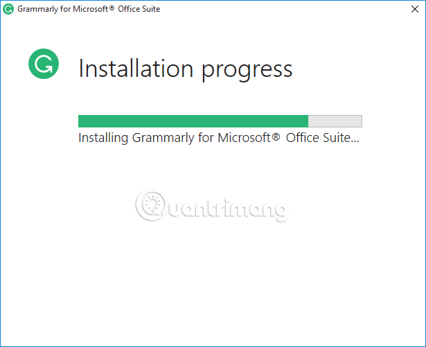 Instructions for checking English on Word by Grammarly Picture 6