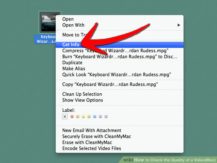 Instructions for checking Video quality on Mac Picture 3
