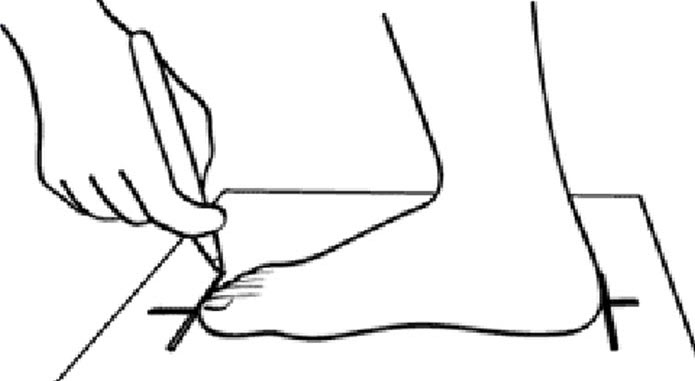 Instructions for choosing standard shoe size with every foot Picture 3