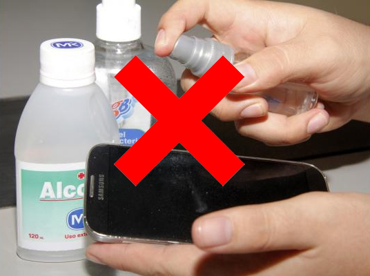 Instructions for cleaning touch screens for phones and tablets Picture 4