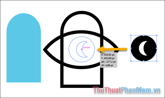 Instructions for combining shapes and cutting images in Adobe Illustrator Picture 20