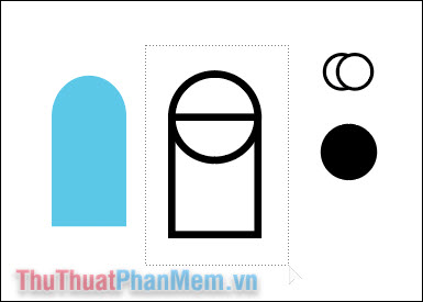 Instructions for combining shapes and cutting images in Adobe Illustrator Picture 4