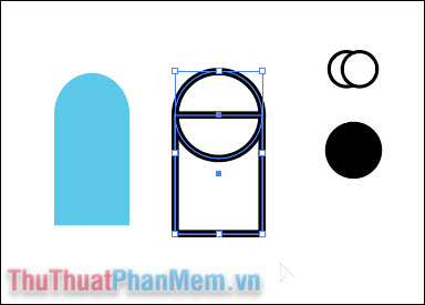 Instructions for combining shapes and cutting images in Adobe Illustrator Picture 5