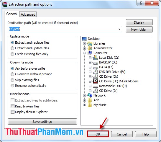 Instructions for compressing and decompressing with Winrar and Winzip Picture 9