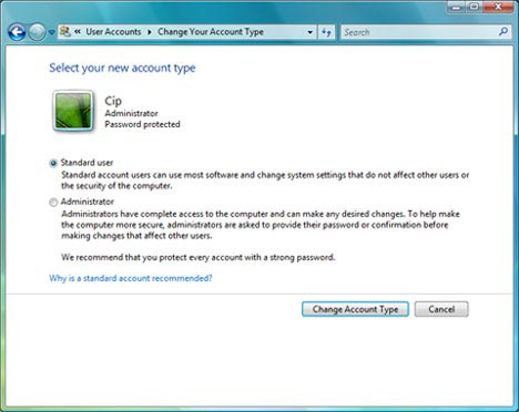 Instructions for configuring computers for multiple users Picture 4