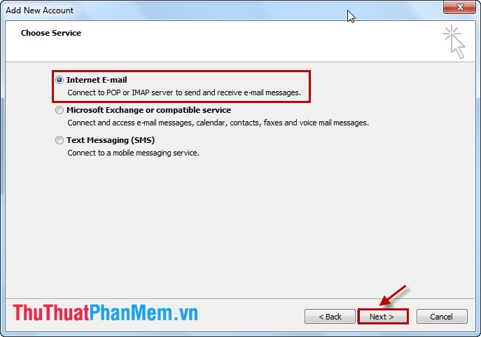 Instructions for configuring Gmail on Outlook Picture 10