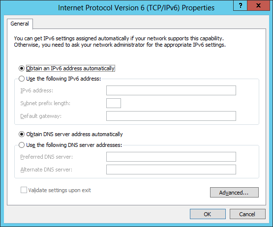 Instructions for configuring IPv6 on Windows Server Picture 1