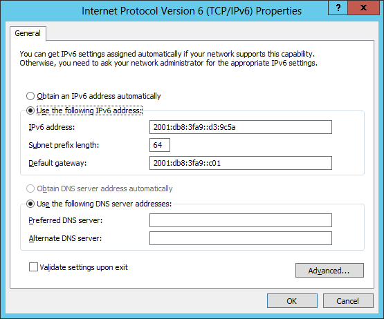 Instructions for configuring IPv6 on Windows Server Picture 2