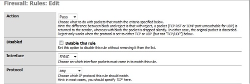 Instructions for configuring pfSense 2.0 Cluster using CARP Picture 2
