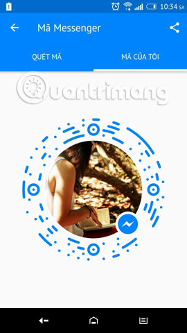 Instructions for connecting friends on Facebook Messenger with Code Picture 11