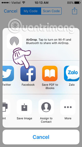Instructions for connecting friends on Facebook Messenger with Code Picture 7