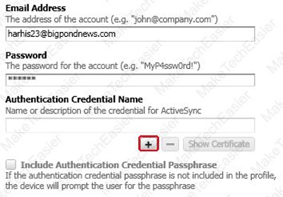 Instructions for connecting from iPhone to Exchange account Picture 4