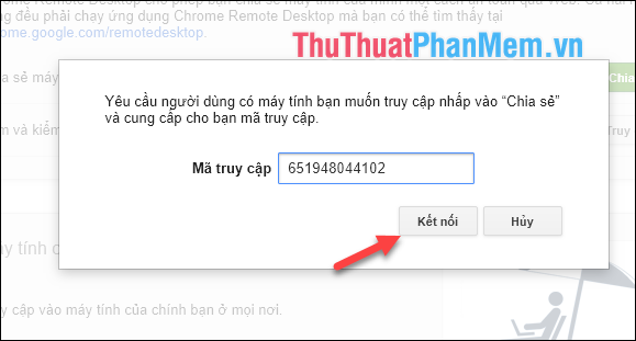Instructions for controlling a computer with Chrome Remote Desktop Picture 9