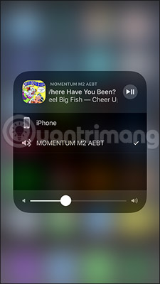 Instructions for converting audio devices on iPhone super fast Picture 4