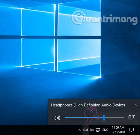 Instructions for converting headphones and speakers on Windows 10 Picture 1