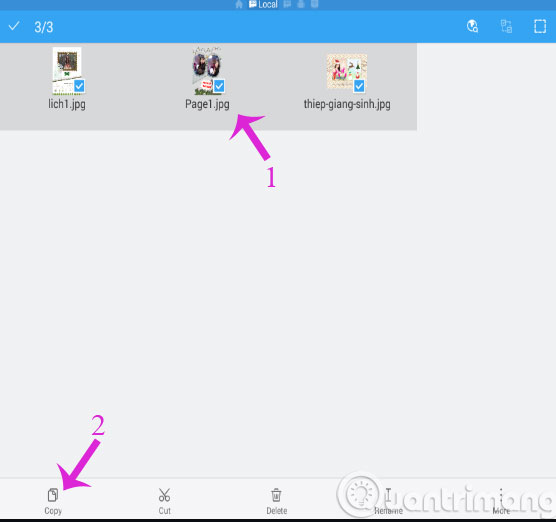 how to copy data from bluestacks to pc